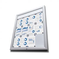 Prosvětlená LED vitrína V9