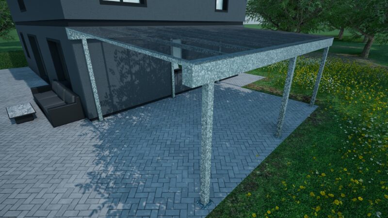 Přístřešek DIANA - 6x4 m