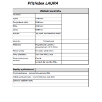 Přístřešek LAURA 3x6 m